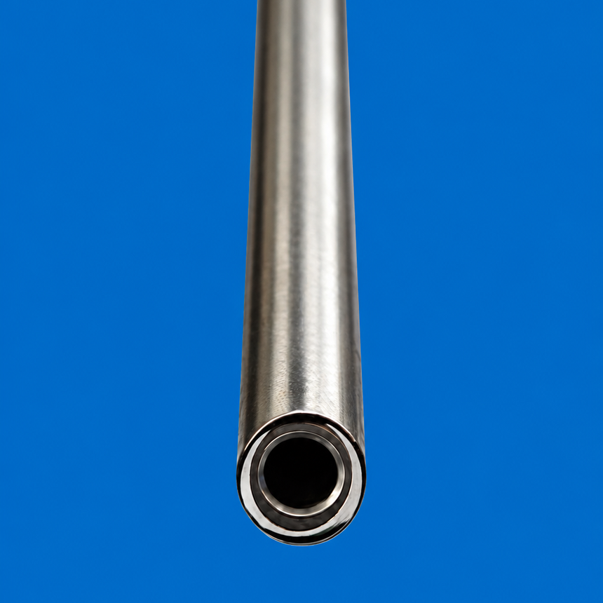 Tubo prefibrado de 4 mm, artroplastia de 30°. Ventana dorada/negativo preinstalado (Stryker)