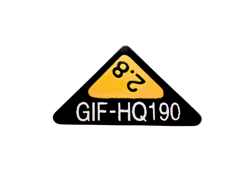 Control Body Model Plate Insert GIF-HQ190