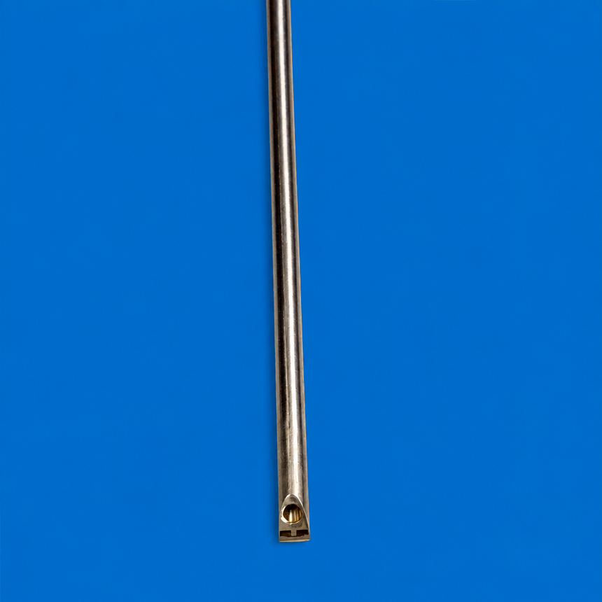 Pre-Fibered Tube, 4mm, 70° cysto w . Gold Window/Negative Pre-Installed (Wolf) (8650.415)