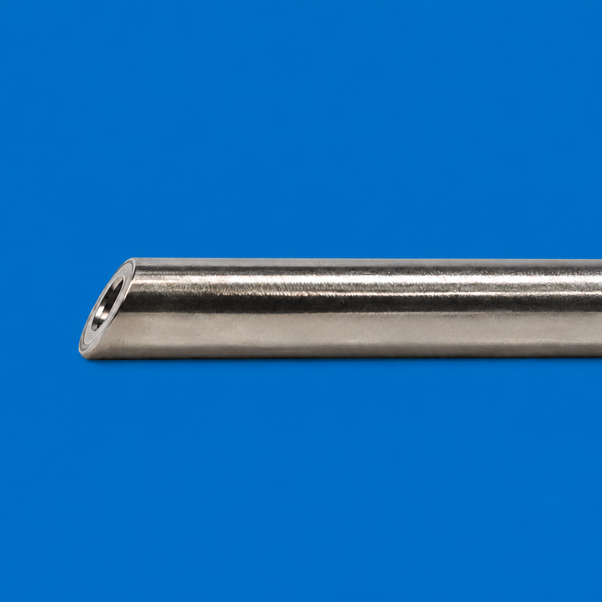 Tubo prefibrado de 4 mm, artroplastia de 30°. Ventana dorada/negativo preinstalado (Stryker)
