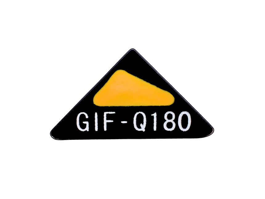 Inserção de placa de modelo de corpo de controle GIF-Q180