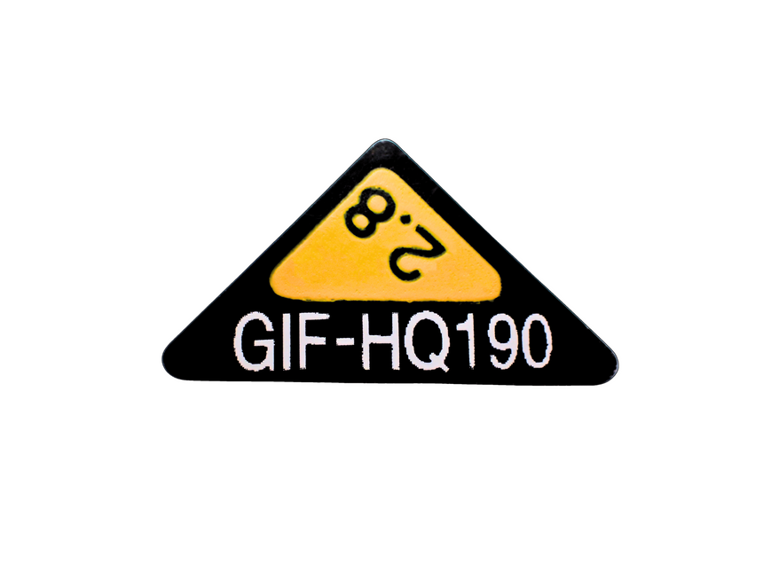 Inserção de placa de modelo de corpo de controle GIF-HQ190