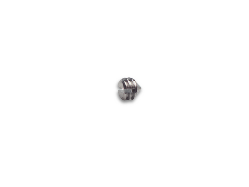 M 2.0 x 2.0 Set Screw, Cone Point, SUS