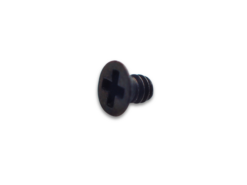 M 1.4 x 2.0 Flat Head, Phillips Standard Head No.3, Black Trivalent, Steel