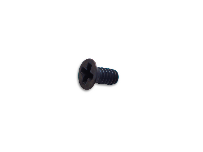 M 1.4 x 3.0 Flat Head, Phillips Standard Head No.3, Black Trivalent, Steel