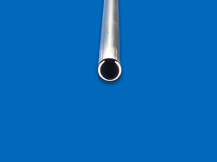 Tubo prefibrado de 4 mm, 30° de cistoscopia (ángulo físico real de 25°), ventana/negativo preinstalado (ACMI GOLD)