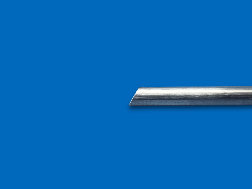 Tubo pré-fibrado, 2,90 mm, 30°, artroscópio de agulha (Storz, Hologic, Arthrex)