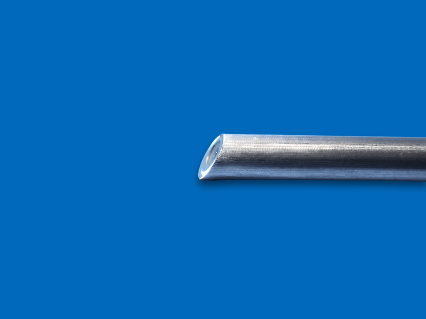 Tubo pré-fibrado, 4 mm, 30° Arthro. Janela dourada/negativo pré-instalado (Stryker)